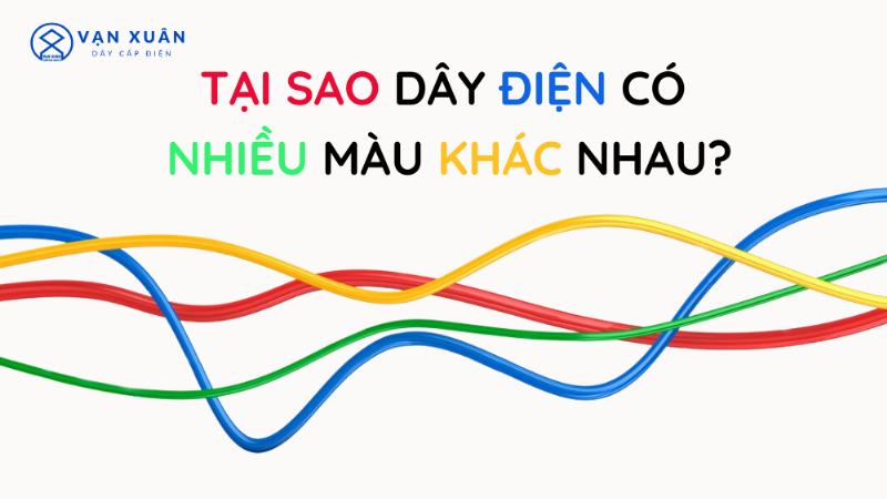 Các loại dây điện màu xanh