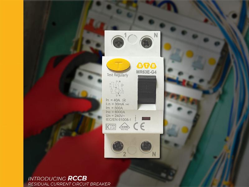 Cấu tạo cầu dao RCCB