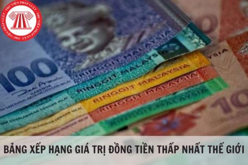 Các Đồng Tiền Có Giá Trị Thấp Nhất