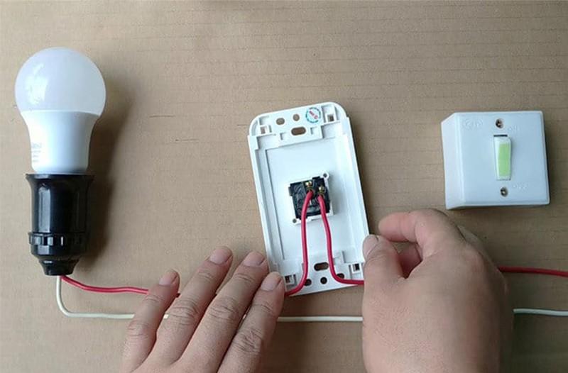 Hướng dẫn kết nối dây điện vào công tắc đúng cách theo sơ đồ cách đấu công tắc điện