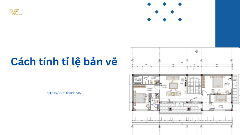 Sử dụng thước tỷ lệ bản vẽ để đo kích thước thực tế từ bản vẽ kỹ thuật.