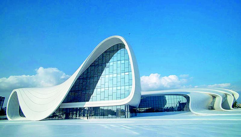 Một ví dụ minh họa ứng dụng của đường tròn ngoại tiếp tam giác trong thiết kế hình học hoặc kiến trúc.