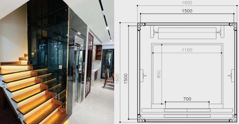 Các loại bản vẽ khung thép thang máy