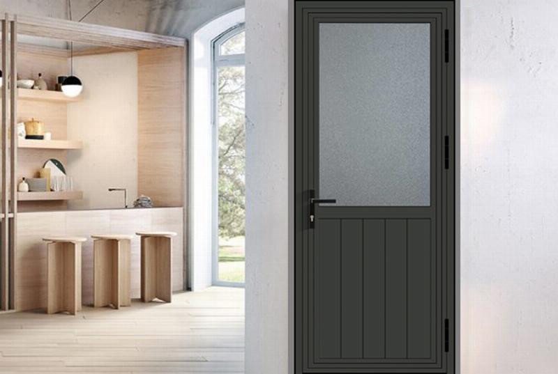 Mẫu cửa phòng ngủ gỗ tự nhiên với kích thước tiêu chuẩn hài hòa