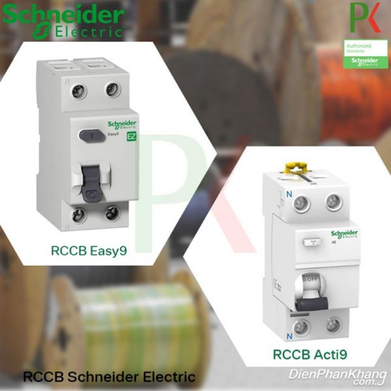 Hinh anh minh hoa cac loai cuc cb dien pho bien nhu MCB, RCCB, RCBO, giup nguoi dung phan biet va lua chon dung