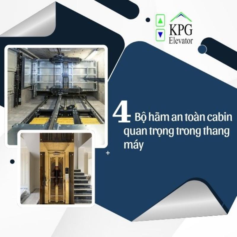 Ray dẫn hướng và bộ hãm an toàn trong cấu tạo thang máy